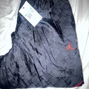 Jordan jumpman Black and Red track pants